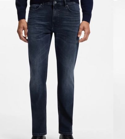 Jeans Herren BOSS Delaware Slim Fit dunkelblau Grösse 34/32