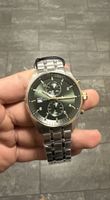 Boss Uhr Chronograph Herrenuhr Silber/Gold/Grün,
