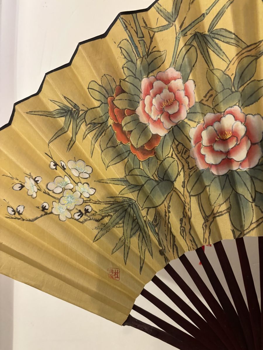 Tutte le decorazioni: Chinesischer Fächer mit Blumen und Vögeln – Usato da Schaffhausen venduto da emm_vdw2 1
