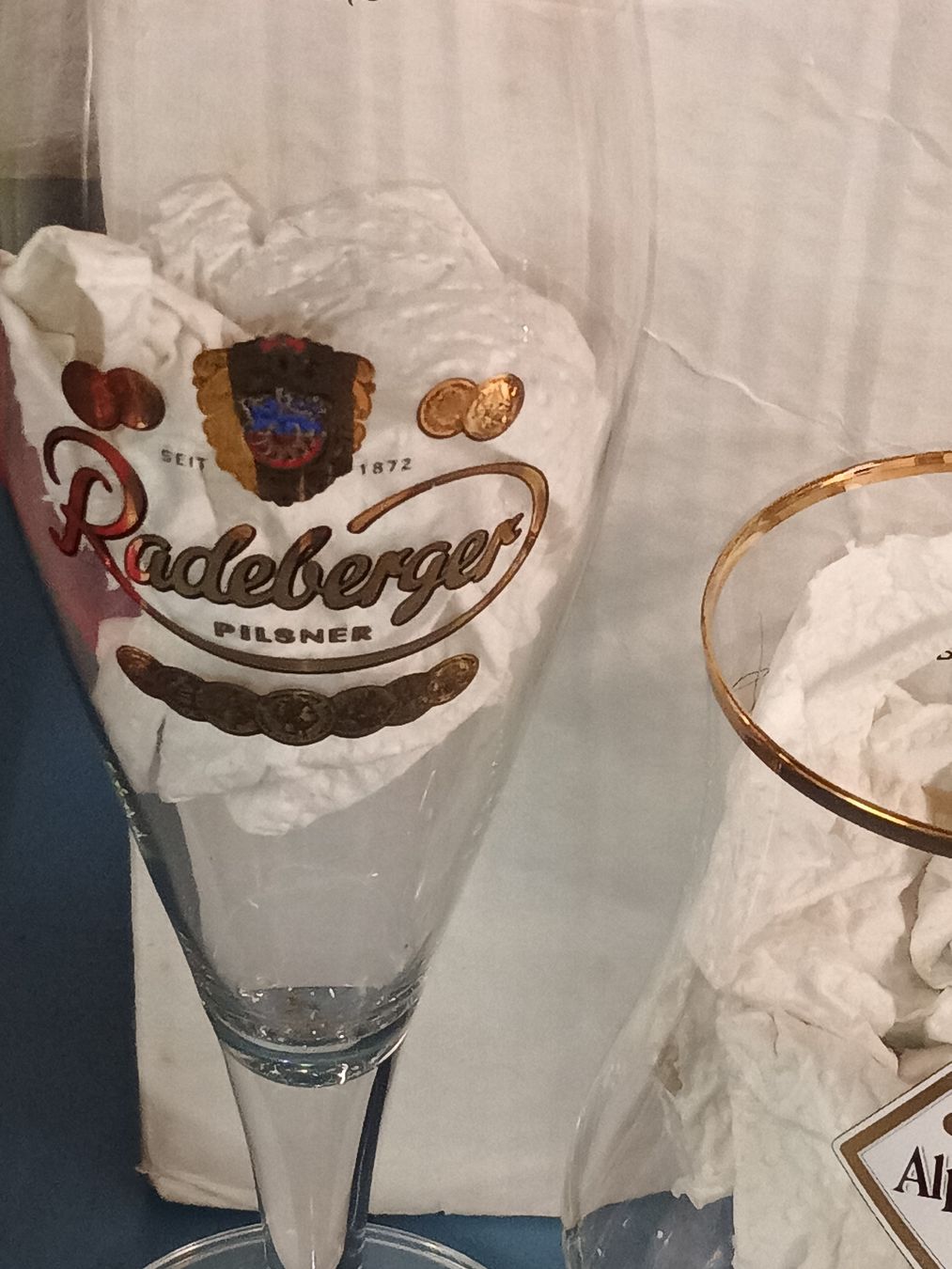 Bicchieri: Grosses Paket Bier-Wein-Wasserglaeser – Nuovo e nell'imballaggio originale da Zürich venduto da Mitzi6 4