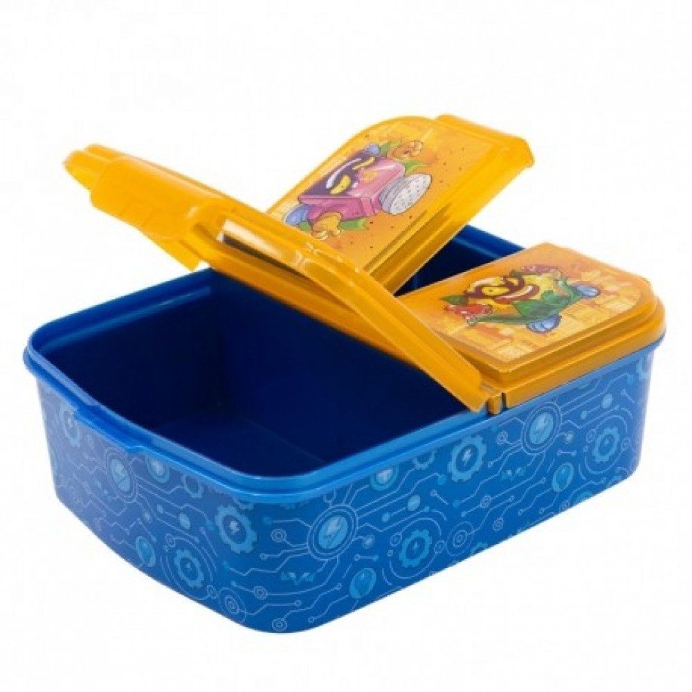 Disney Contenitori & Simili: Superthings Brotdose, Znüni-Box mit Fächern, Neu! – Nuovo e nell'imballaggio originale da Hinwil venduto da crn139 1