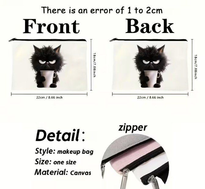 Trousses de maquillage: Make-up-Tasche Grumpy-Cat – Neuf avec emballage d'origine à Gerlafingen par Tsuru 1
