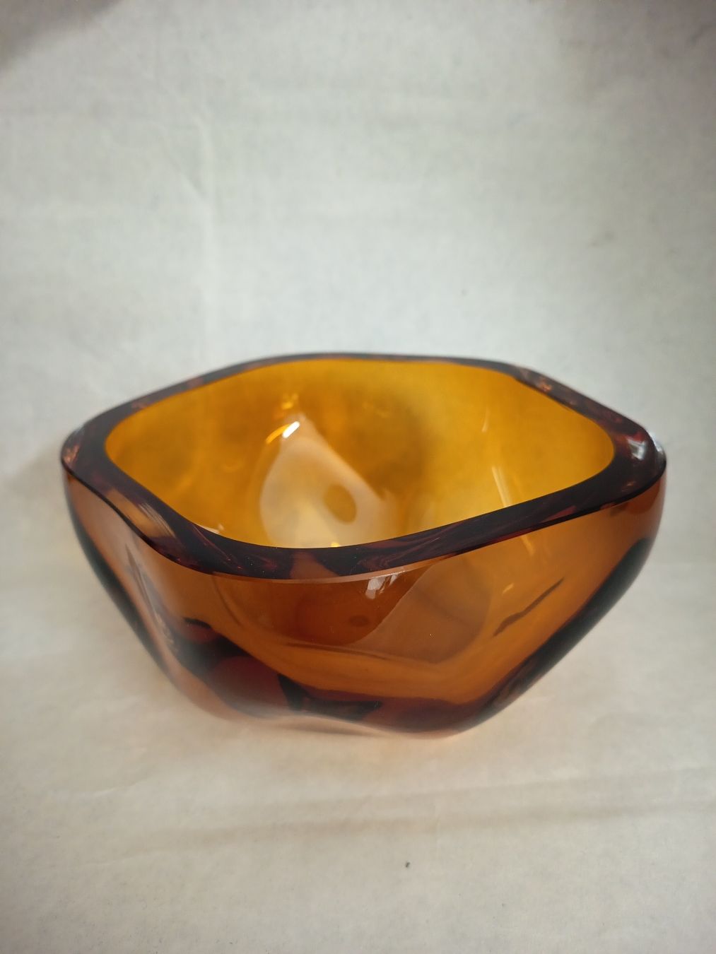 Ciotole: Lasvit for Nestlé Amber Glass Schale – Nuovo (secondo la descrizione) da Wangen b. Olten venduto da crea_look