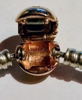 Pandora Armband Silber, Roségold Verschluss 21 cm