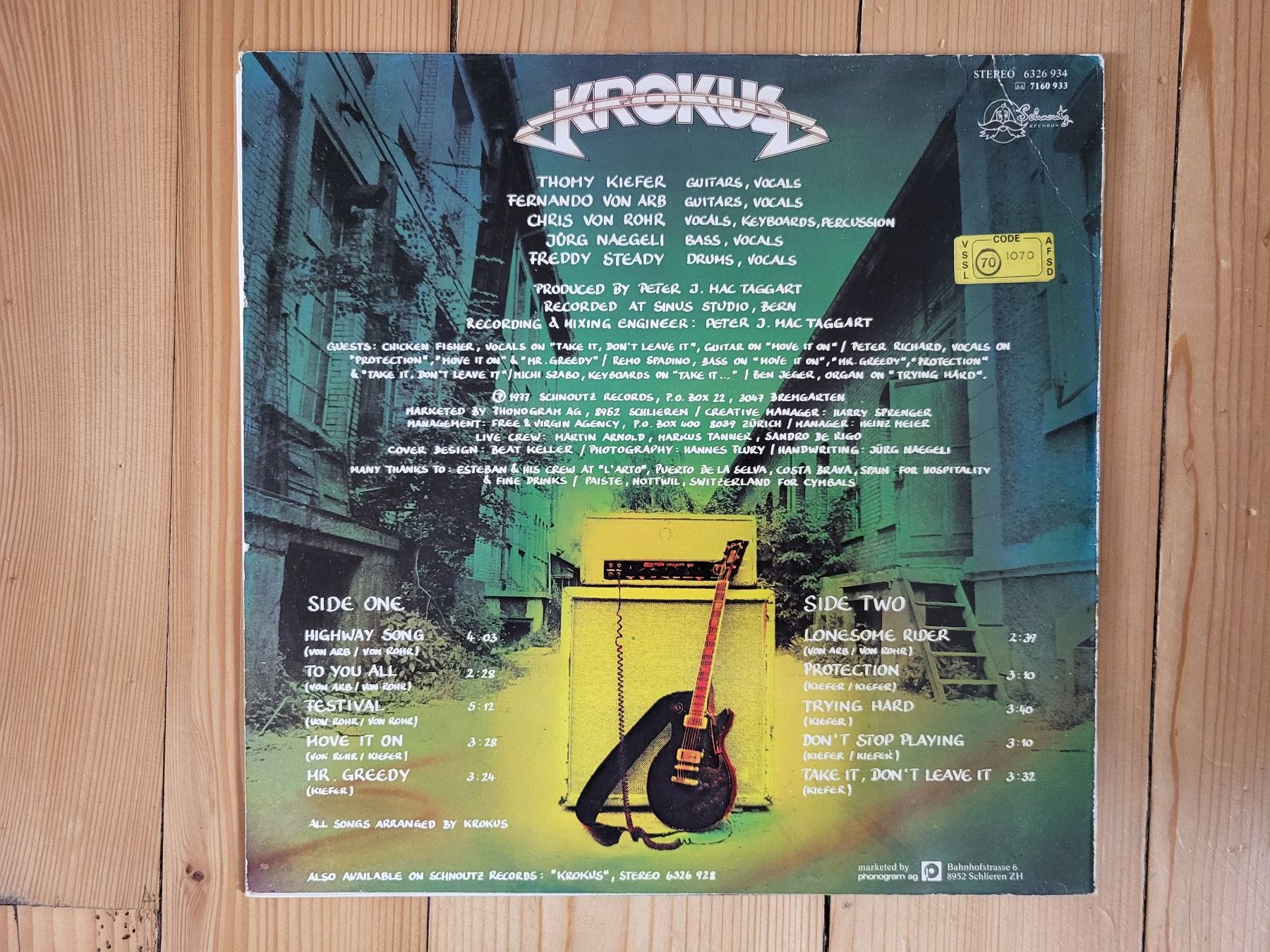 Dischi in vinile: Krokus - To you all – Usato da Bern venduto da cd_1971 1