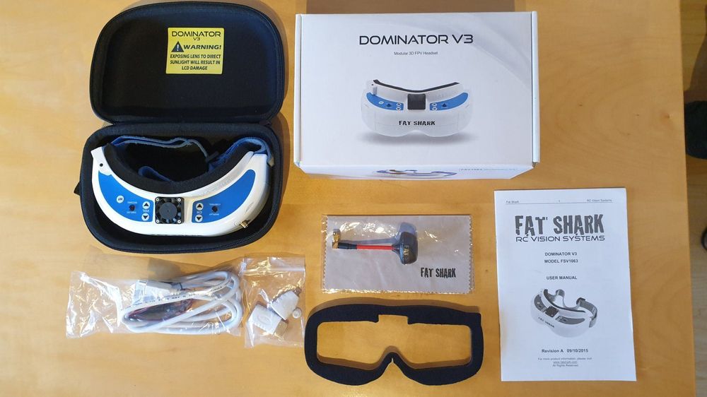 FatShark Dominator V3 FPV inkl. RX Empf. (Gebraucht) in Meiringen für ...