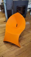 Chaise design FLUX - orange rare - pliable en enveloppe
