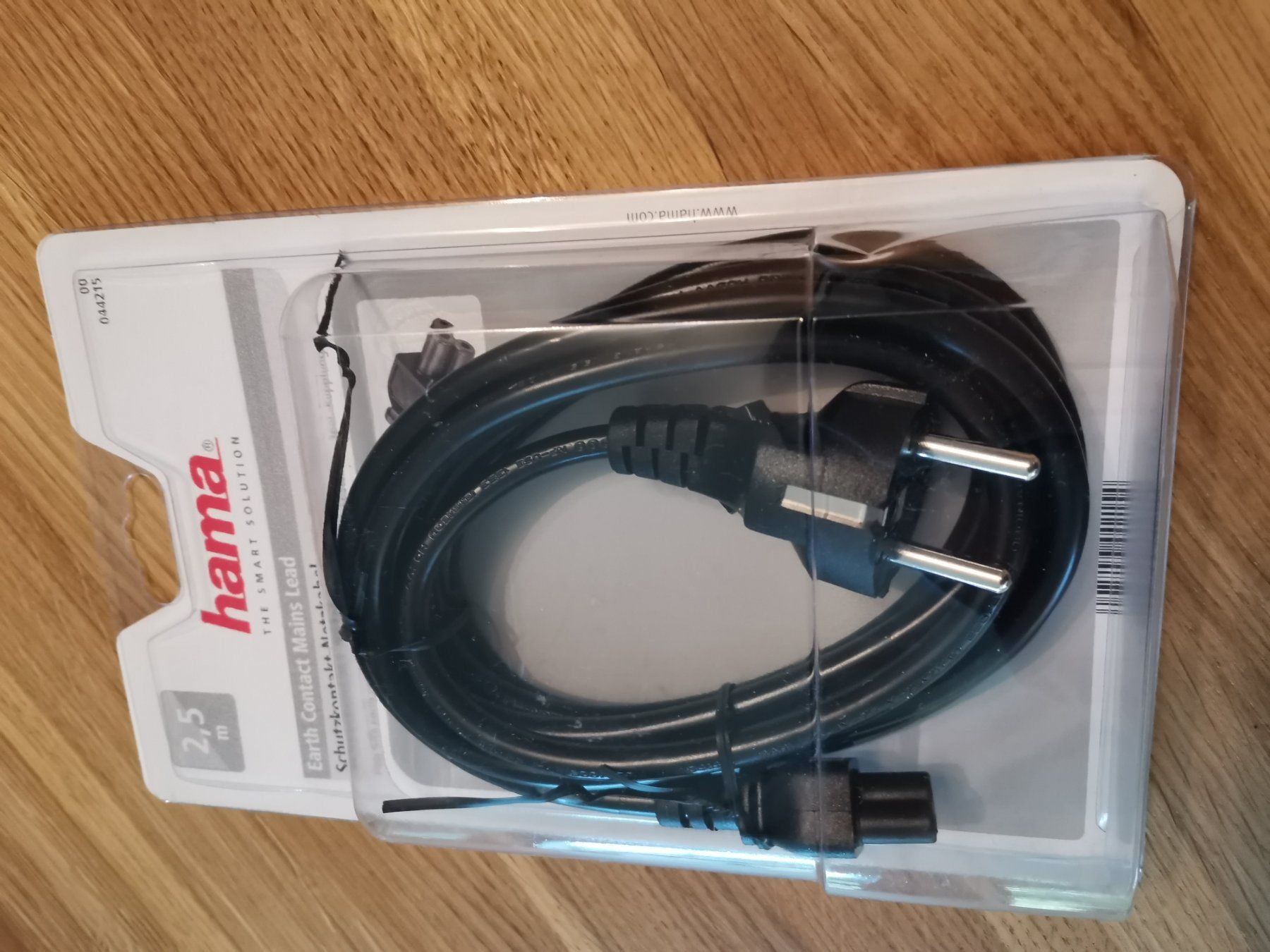 Hama Cavi: Schutzkontakt-Netzkabel – Nuovo e nell'imballaggio originale da Muri b. Bern venduto da Claudiahuegli