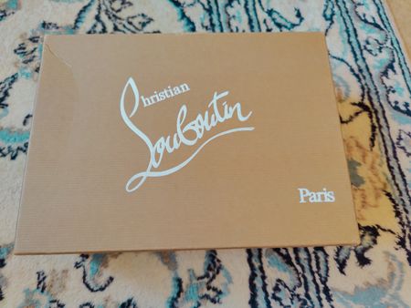 Christian Louboutin Bianca 140 Patent Calf Souris Gr.37