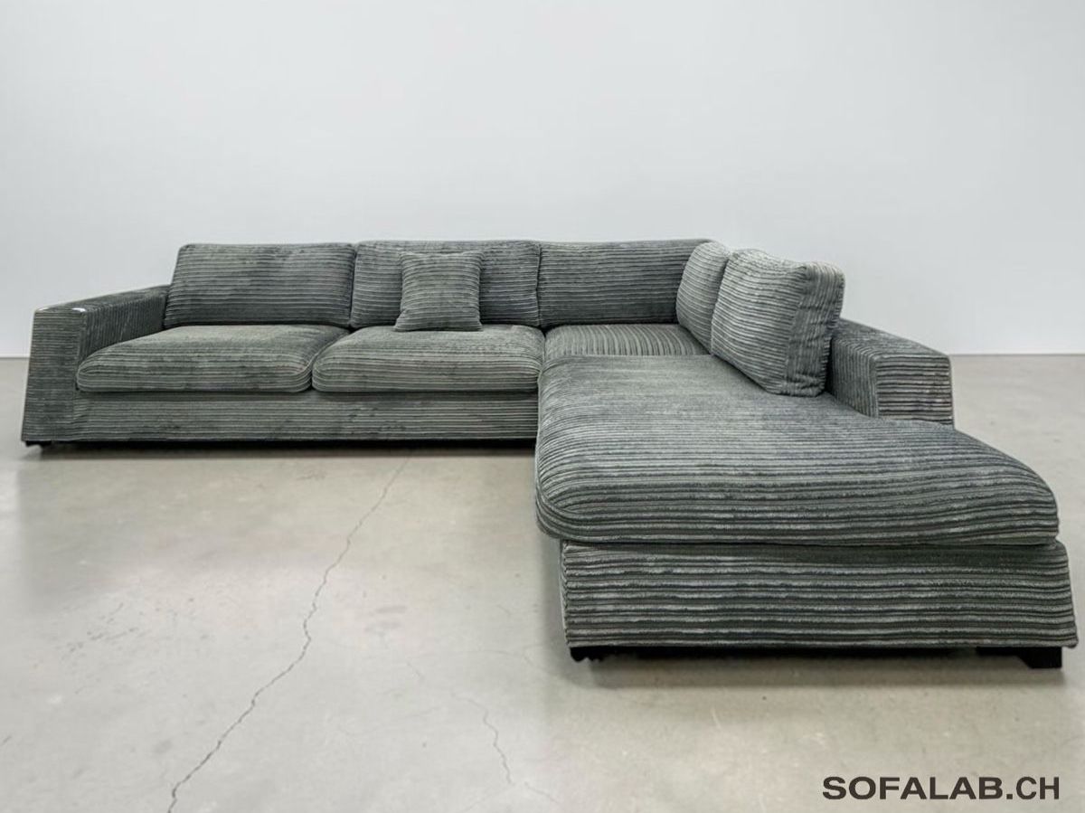 Pfister Sofas: Johan Jakob Pfister Ecksofa Grand Hellblau – D'occasion à Fehraltorf par Sofalab.swiss