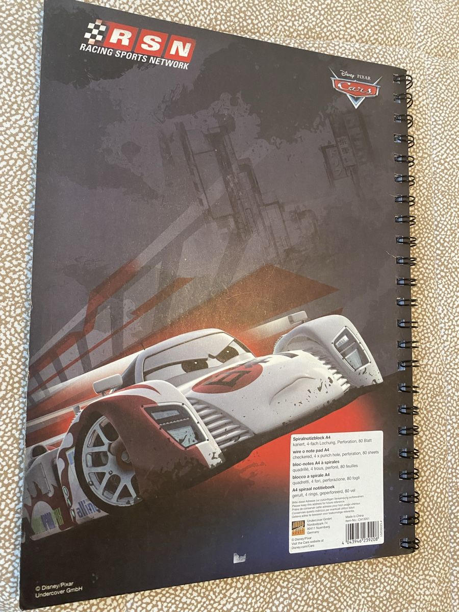 Libri: A4 Notizbuch Lightning McQueen – Nuovo (secondo la descrizione) da Gümligen venduto da zeusone1 1