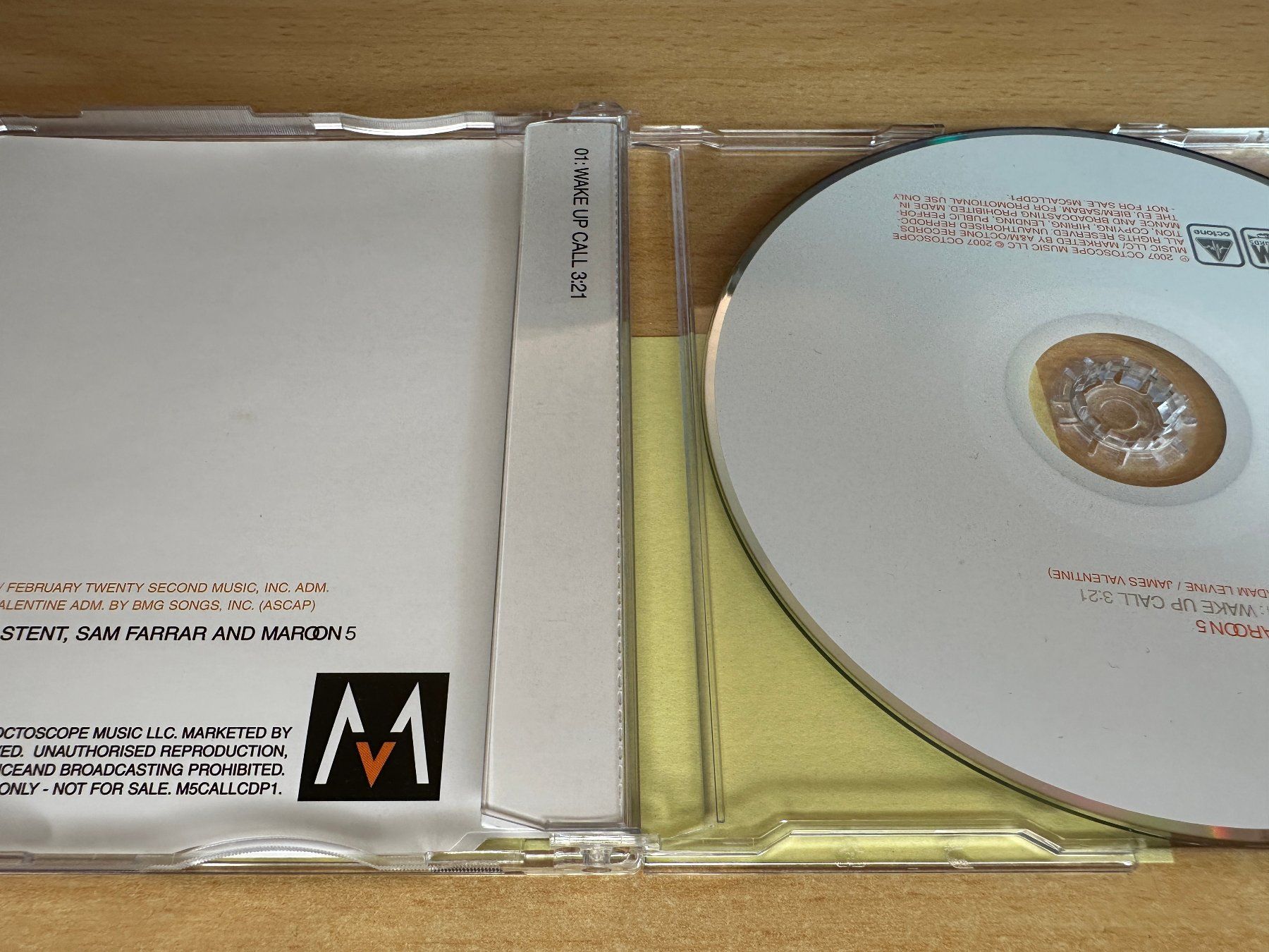 CD: Maroon 5 – Wake Up Call - Single CD, Promo CD – Usato da Rikon im Tösstal venduto da Alpenmutz 1