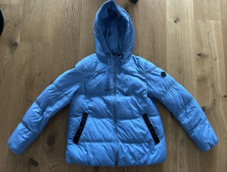 Stylische Winterjacke von Bugatti, hellblau, Grösse 38