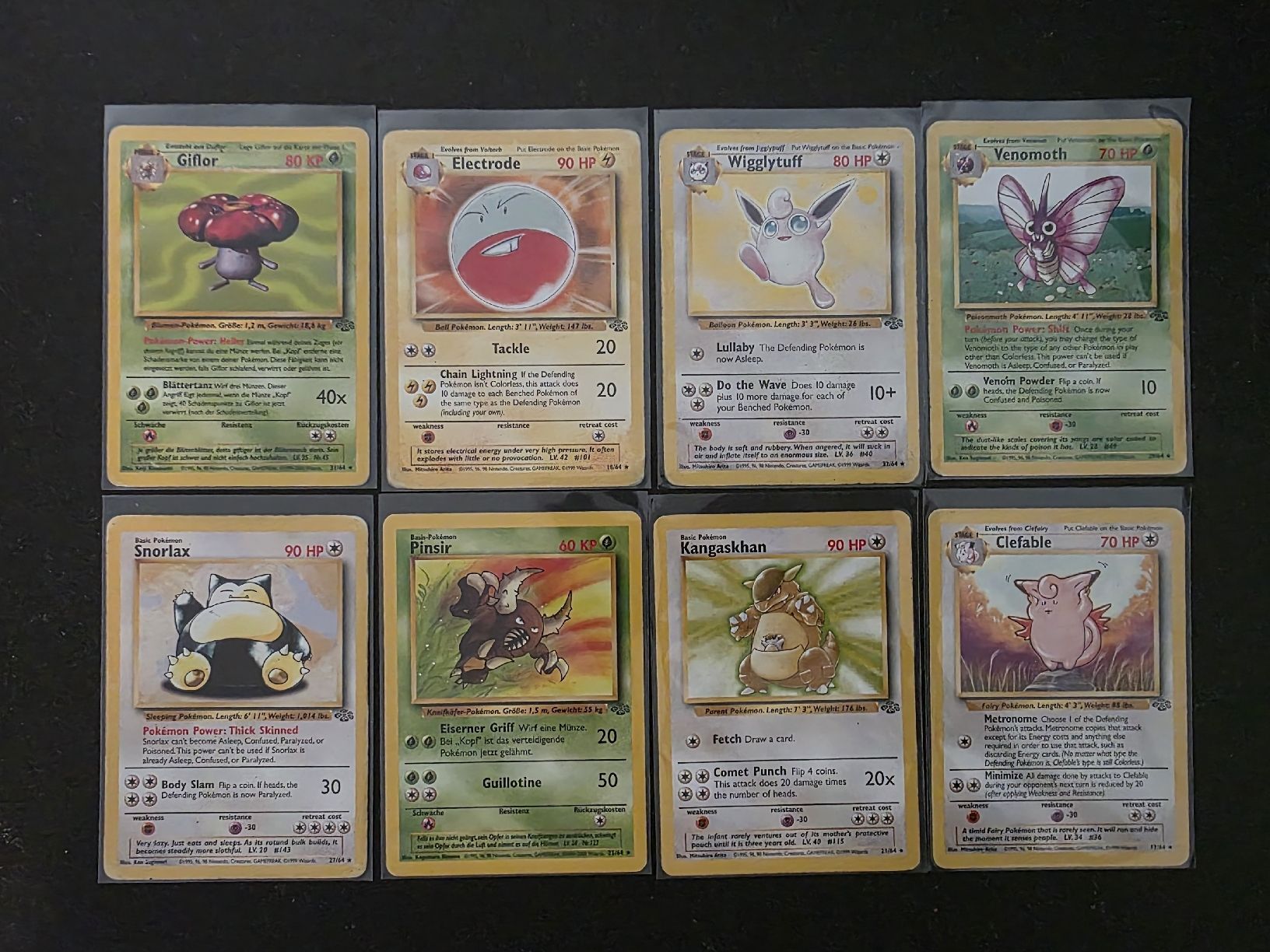 Pokémon Carte collezionabili: Pokemon Jungle Vintage Base Set 8 Rares – Usato da Kriens venduto da Dante07
