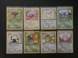 Pokemon Jungle Vintage Base Set 8 Rares
