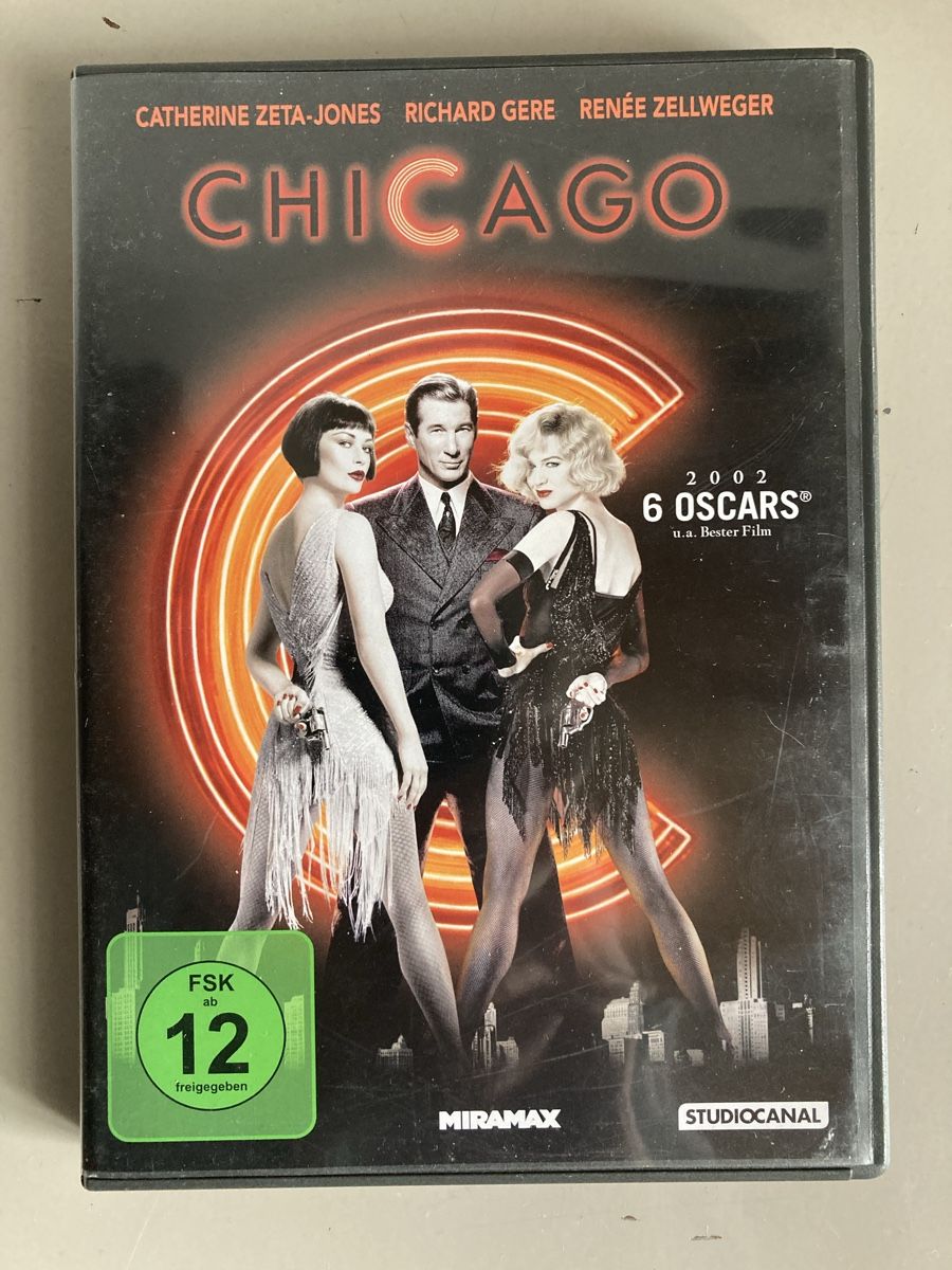 Tutti i DVDs: Chicago mit Richard Gere – Usato da Hölstein venduto da Uhriella
