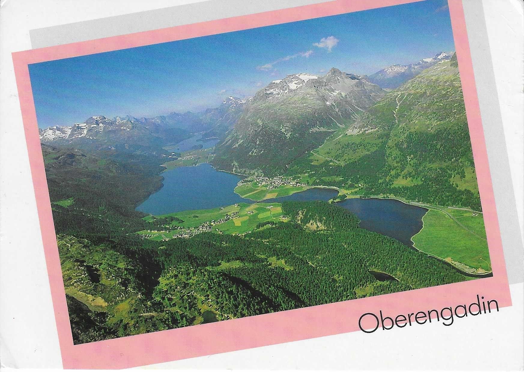 Cartoline postali: Champfèrer-Silvaplaner-und Silsersee GR – Usato da Rothrist venduto da Stranglehold