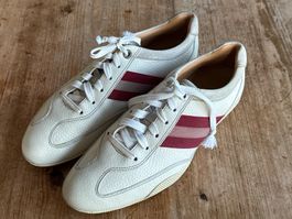 BALLY Herren Leder Sneaker Schnürschuhe Größe 42 US 9 EU 8