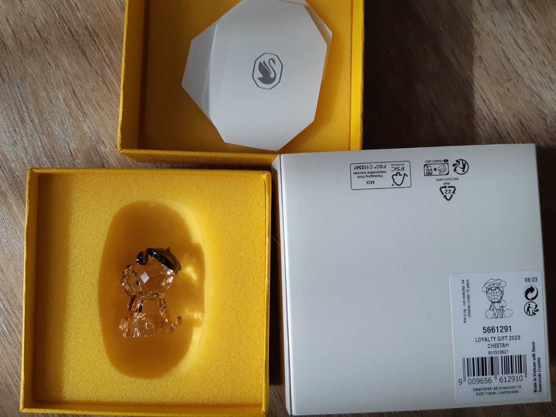 Swarovski Statuette: Swarovski Gepard Cheetah Loyalty 2023 – Nuovo e nell'imballaggio originale da Thierachern venduto da Shila99 3