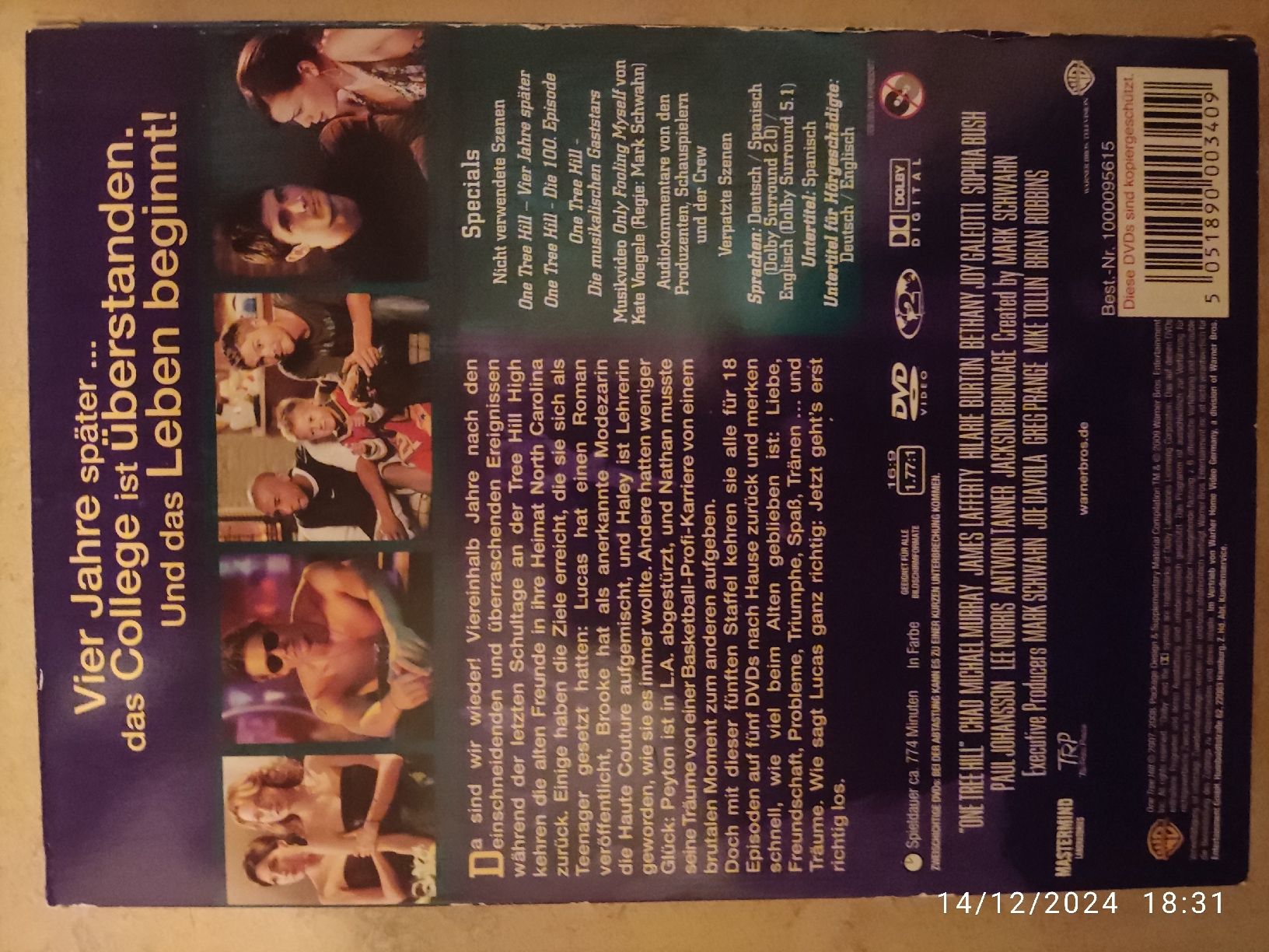 Tutti i DVDs: One Tree Hill-Staffel 5 (DVDs) – Usato da Basel venduto da Alacant 1