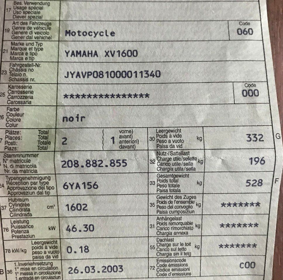 Yamaha Chopper: YAMAHA XV 1600 – Usato da Dotzigen venduto da vanstorm 5