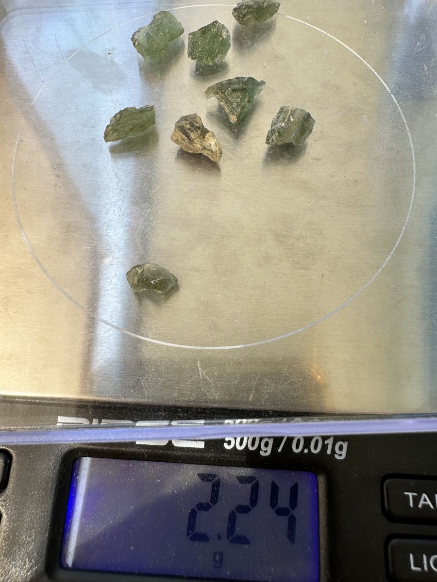 Edelsteine: Mini Moldavite 8Stk./2,2g – Neu (gemäss Beschreibung) aus Jona von Moldavitsammler 1
