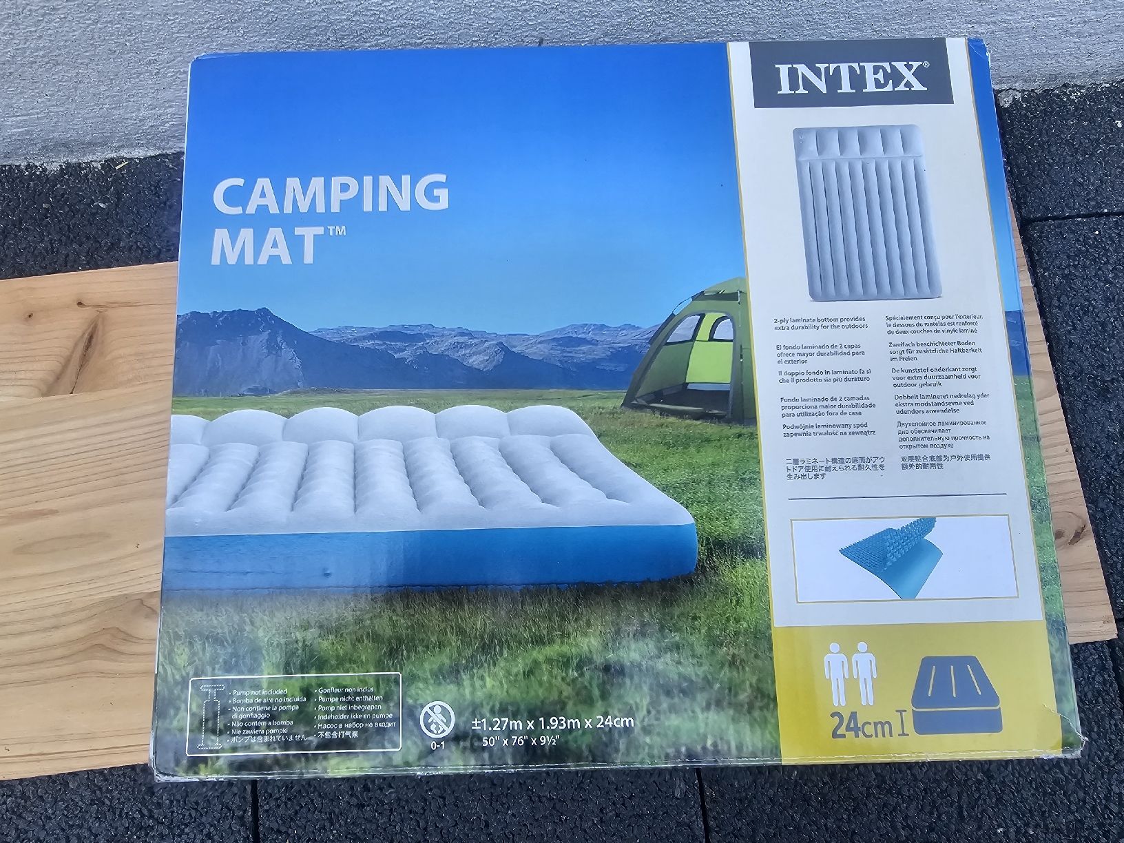 Materassi: Intex Camping Mat 24cm height 1.93m x 1.27m – Usato da Täuffelen venduto da migueldesousa
