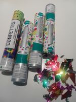 4 Party Confetti Cannon, colorful Confetti Poppers