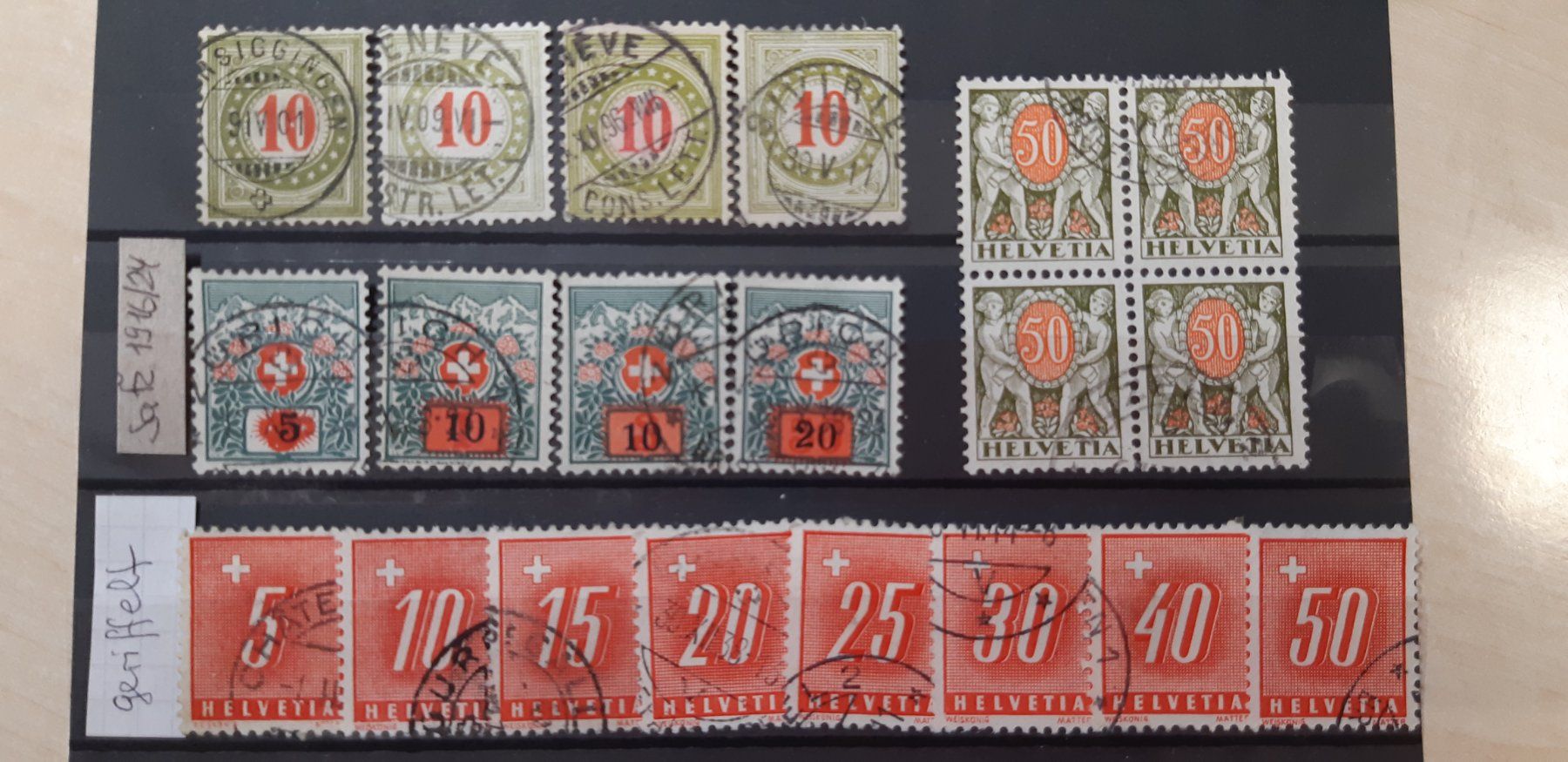 Alle Briefmarken: Nachporto Marken Schweiz – Gebraucht aus Walchwil von Shells1