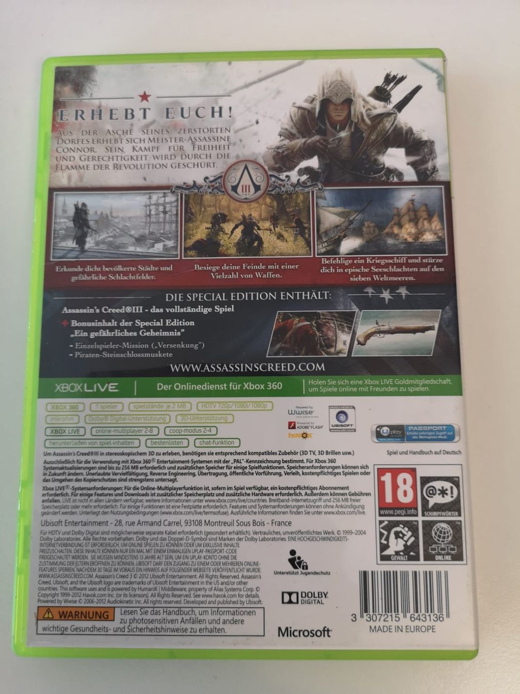 Giochi: Assassin's Creed 3 (XBOX 360) – Usato da Herisau venduto da Seyashop_2 2