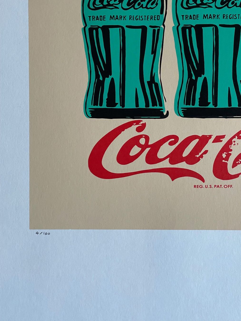 Foto & Immagini: Andy Warhol - Coca Cola 3 Bottles 4/100 - Neu eingetroffen – Nuovo e nell'imballaggio originale da Adligenswil venduto da O_D_E_O_N 2