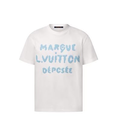 Louis Vuitton T-Shirt white size M Marque L.Vuitton Deposee