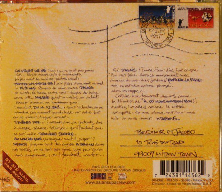 CDs: Saian Supa Crew-x Raisons – Gebraucht aus Luzern von CONTENTI 2