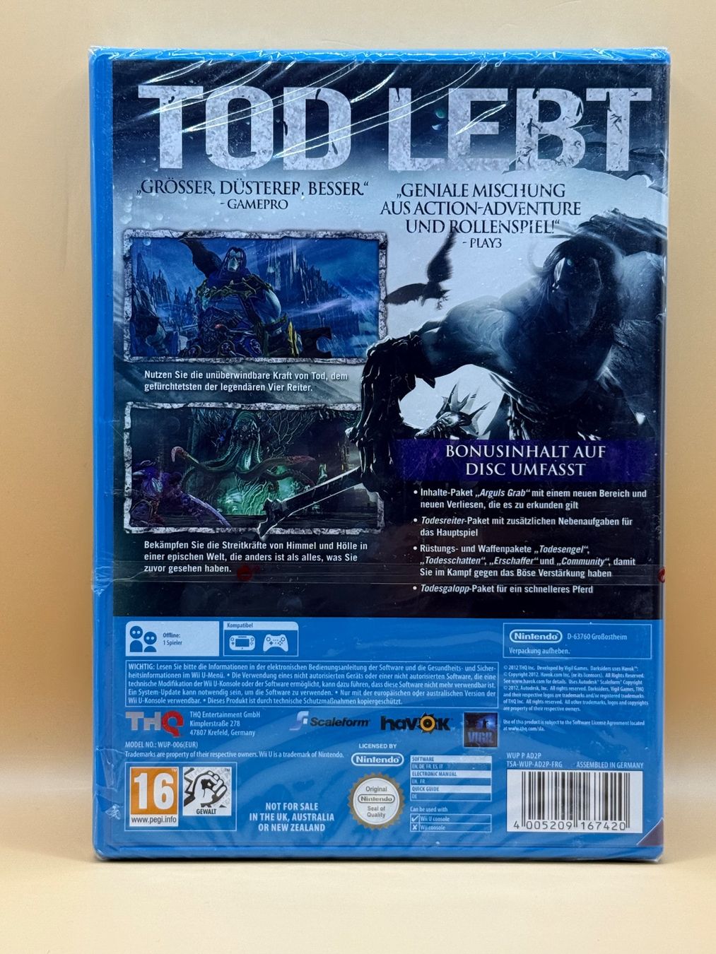 Giochi: Darksiders II - NEW - SEALED - Nintendo Wii U – Nuovo e nell'imballaggio originale da Dietikon venduto da gab_qz7y 1