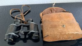 Jumelles Carl Zeiss Jena avec étui cuir
