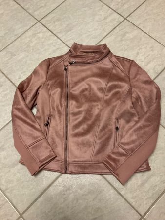 Desigual Damen Kunstlederjacke Gr. 46 Vintage Style