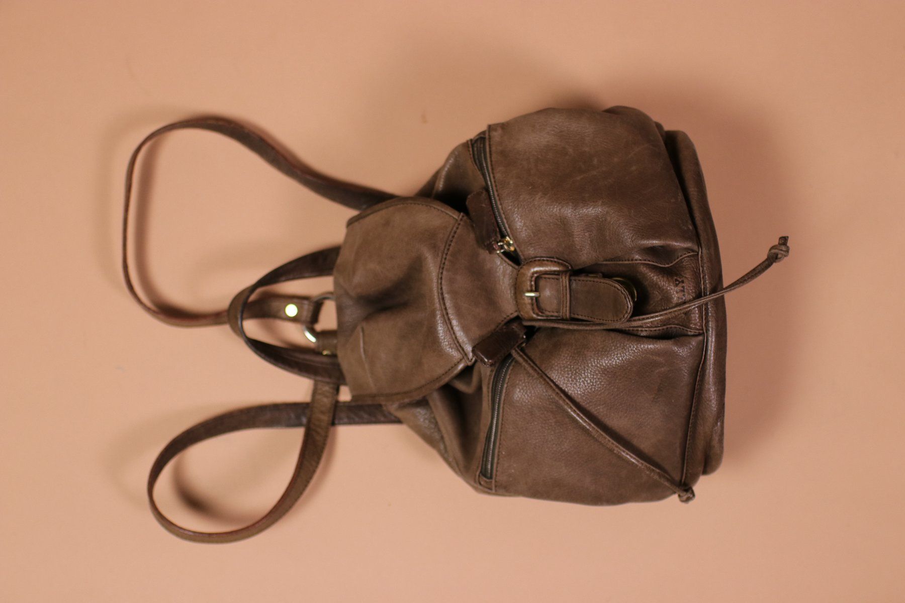 Bally Zaini: Vintage 1980s BALLY Brown Leather Backpack – Usato da Hombrechtikon venduto da BAZ-Vintage 1