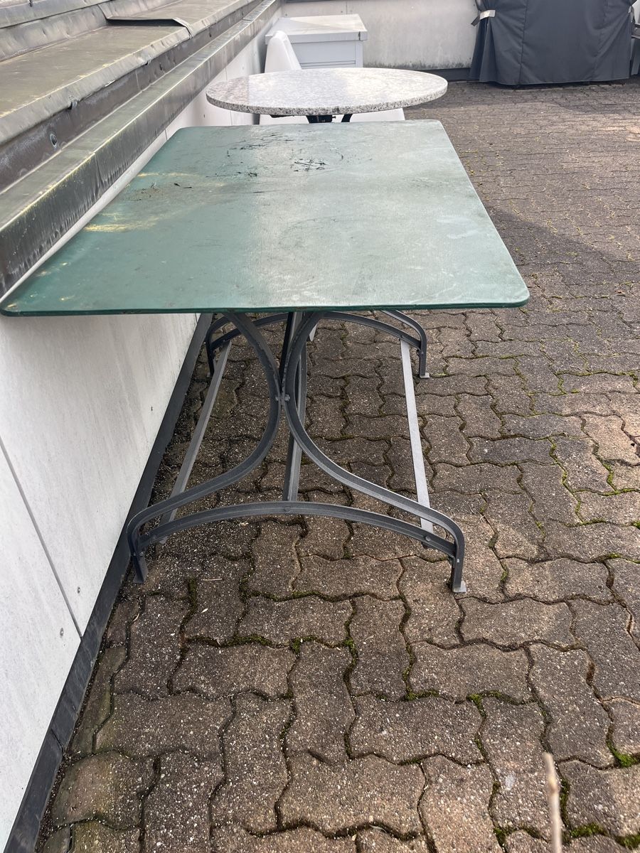 Tavoli: Gartentisch Original Jugendstil Eisen grün 117 cm – Usato da Zollikon venduto da Budulinek123 3