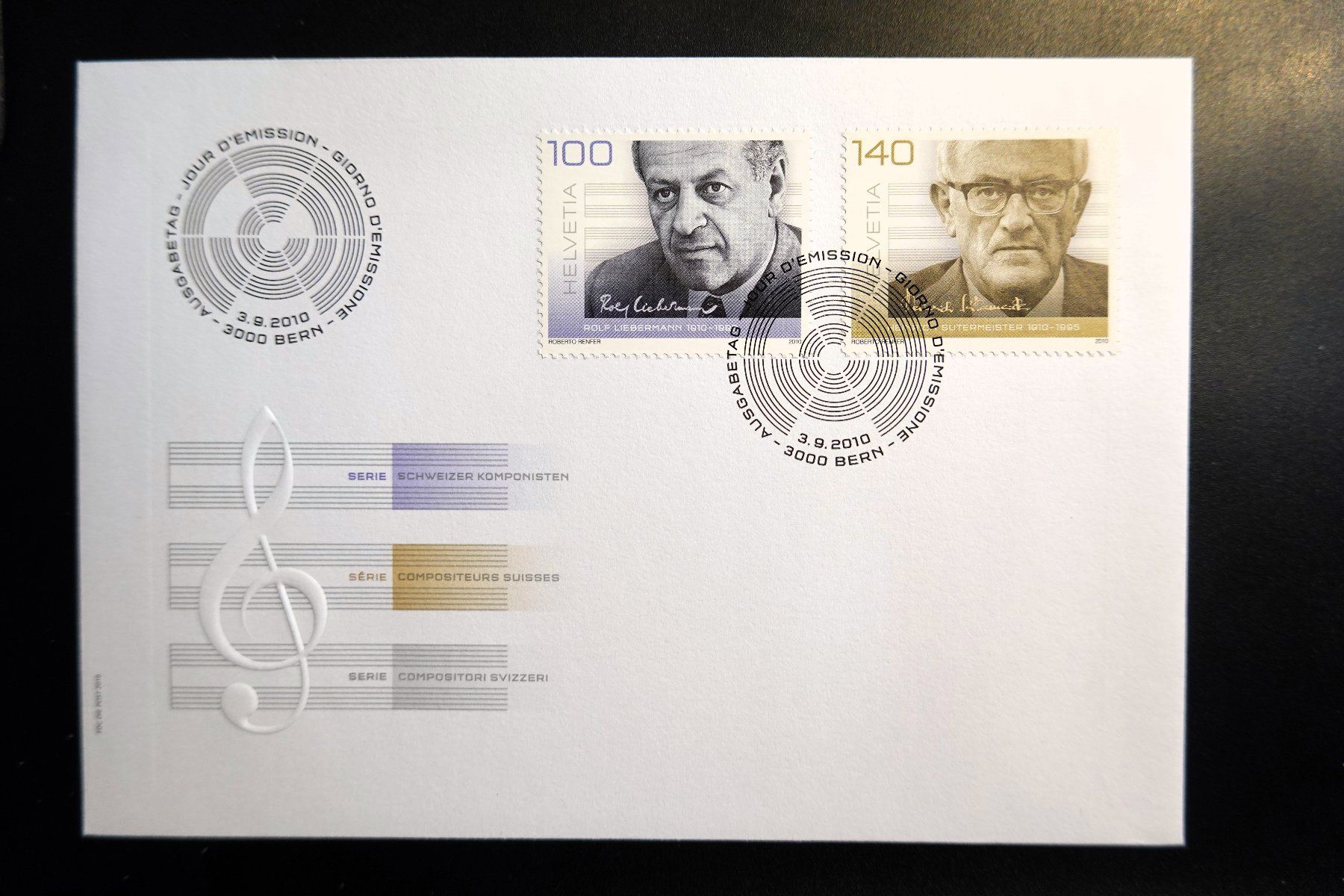 Alle Briefmarken: 2010 FDC Sondermarken Schweizer Komponisten I – Neu (gemäss Beschreibung) aus Mettmenstetten von Sutasso