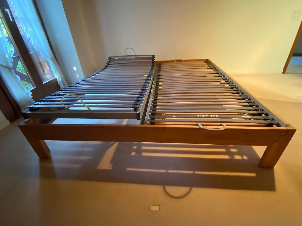 Bico Letti: Doppelbett mit Bico Swing-flex Lattenroste – Usato da Biel-Benken BL venduto da LOL0507