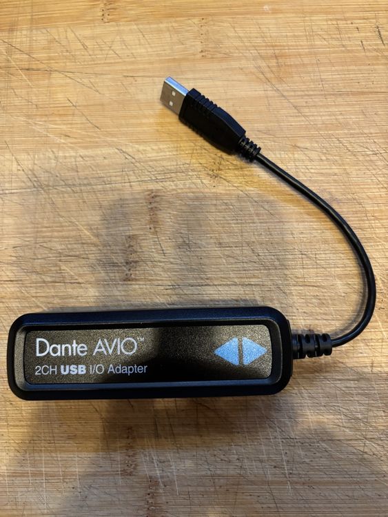 Audinate Dante AVIO 2-Kanal USB I/O Adapter - Top Zustand! (Gebraucht ...