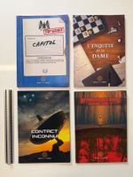 Lot de 4 jeux d’enquête / Escape Game / Langue : français
