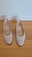Ballerinas, weiss mit Glitzer, Gabor, 39
