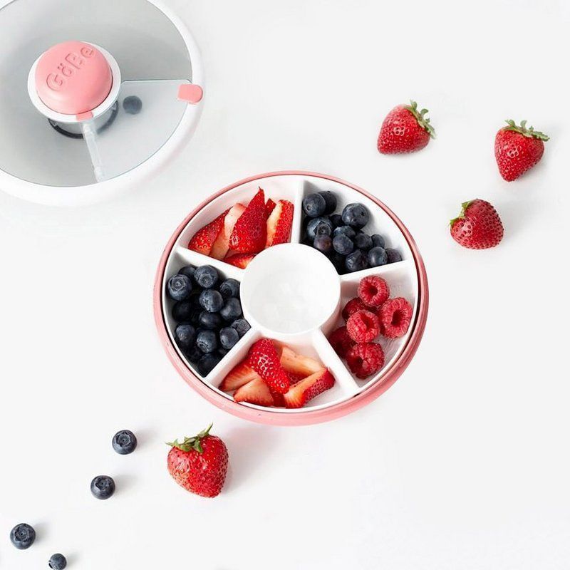 Contenitori & Simili: GoBe Snack Spinner Snackbox Coral Lunchbox – Nuovo e nell'imballaggio originale da Walenstadt venduto da Trend-24 2