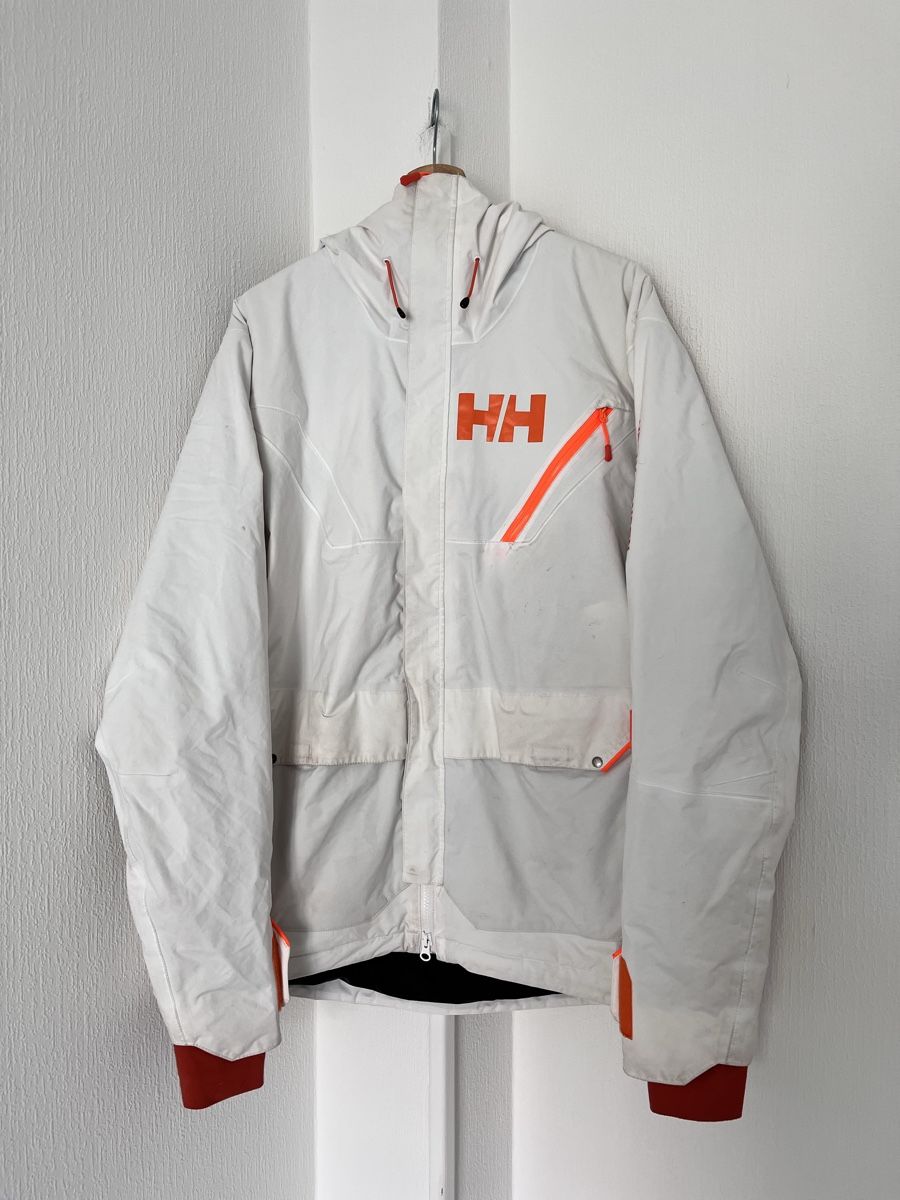 Helly Hansen Jacken: Helly Hansen Ski Jacket white L/G used condition – Gebraucht aus Lausanne von Danash