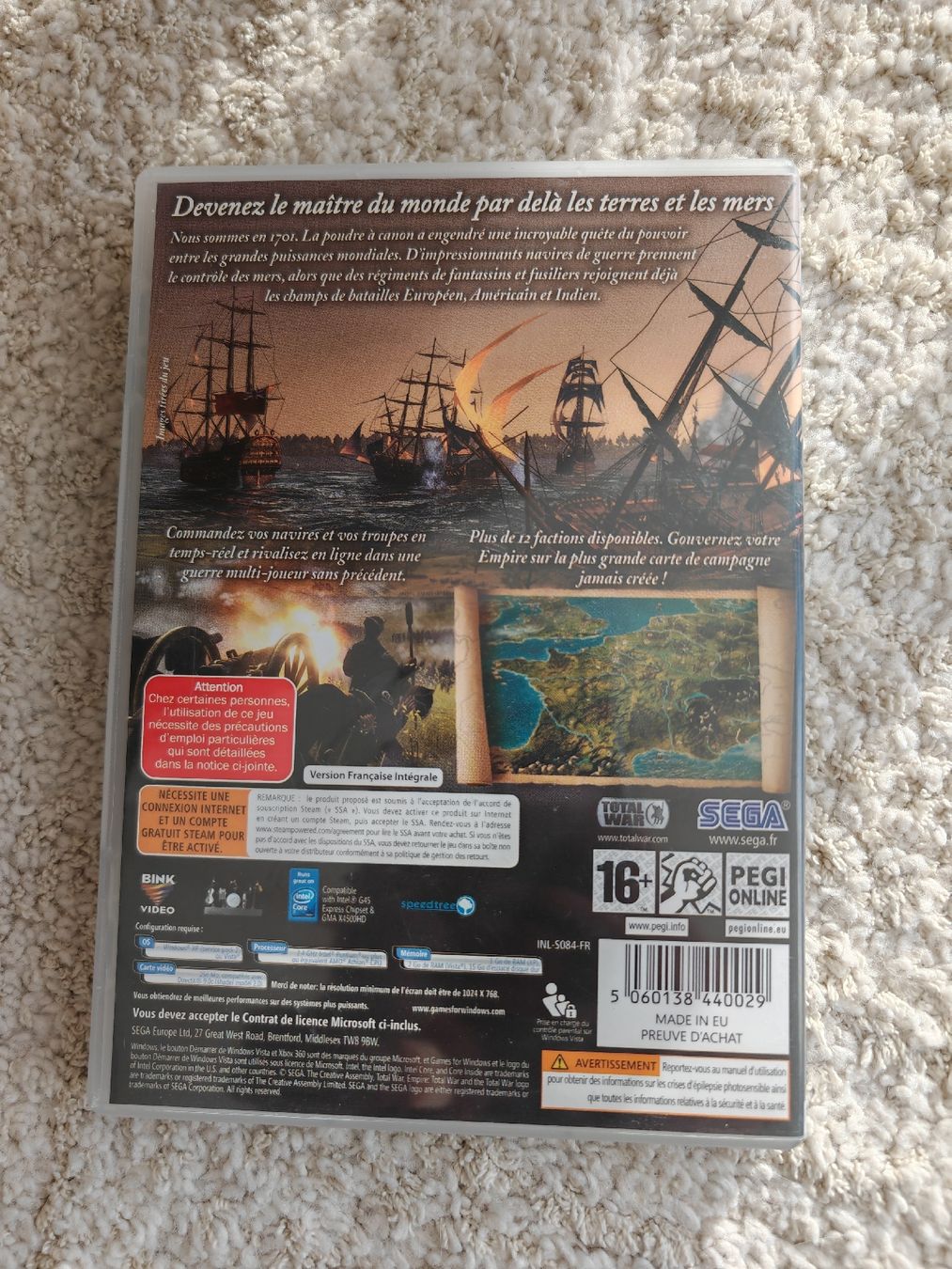 Giochi: Empire Total War - Jeu PC DVD – Usato da Longirod venduto da ali_nsd5 1