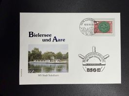 Schweizer Schiffspost Bielersee und Aare MS Stadt Solothurn