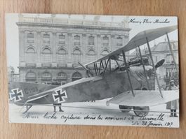 Echtfotokarte Flugzeug Doppeldecker C 1103