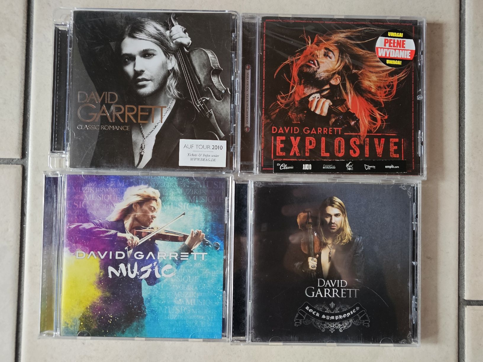 CD: 4x  David Garrett  Alben – Usato da Schneisingen venduto da backstore24