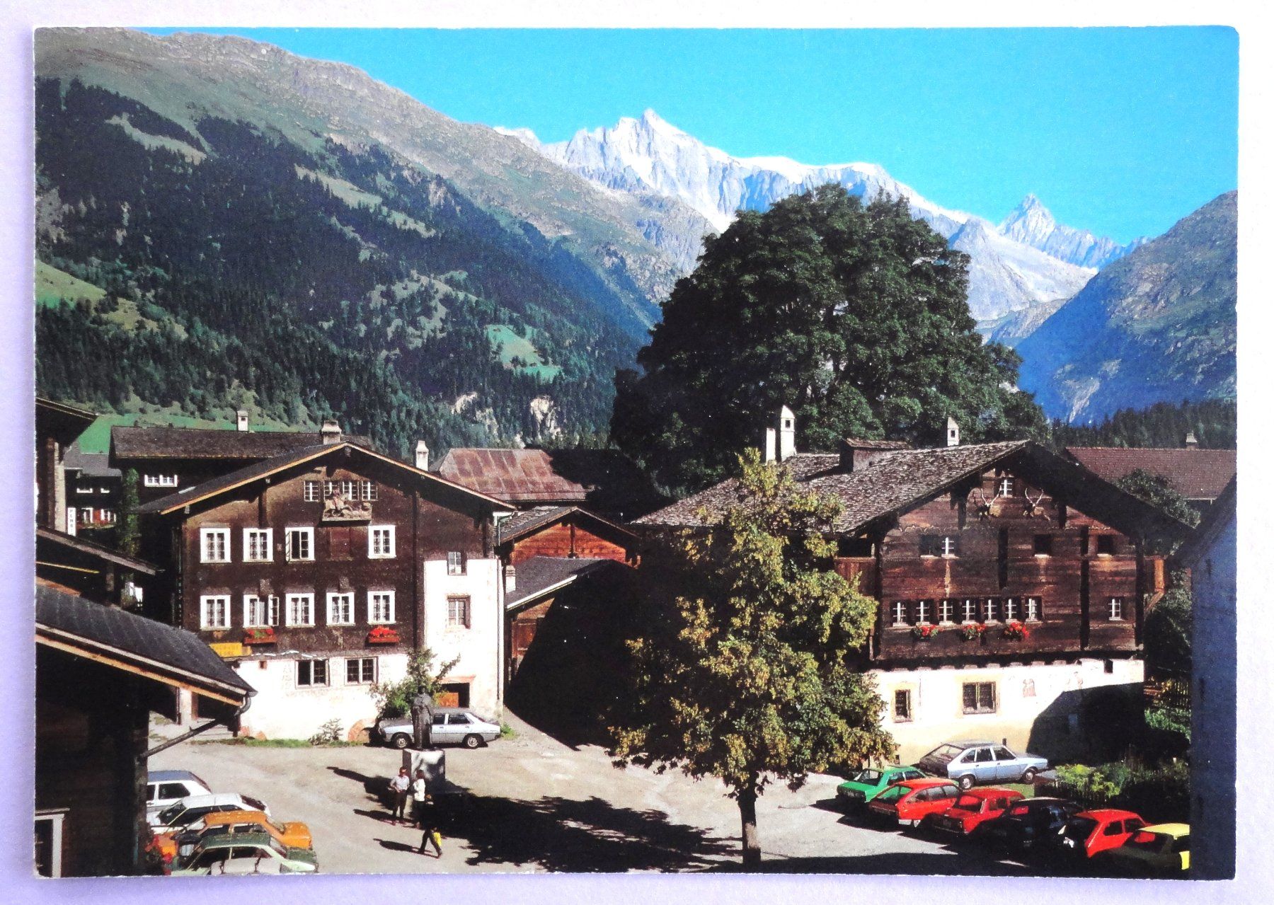 Cartoline postali: Ernen, Wallis, Dorfplatz – Usato da Fétigny venduto da Billy2miny